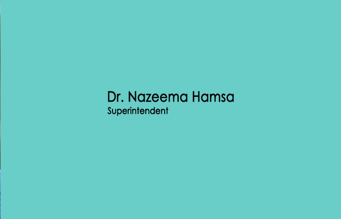 Dr. Nazeema Hamsa